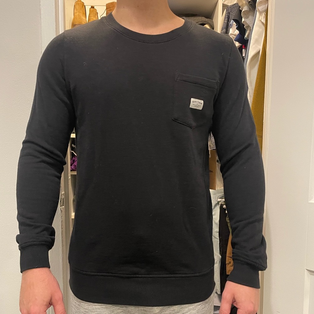 Rhythm Crewneck Sweatshirt with Elbow Patches